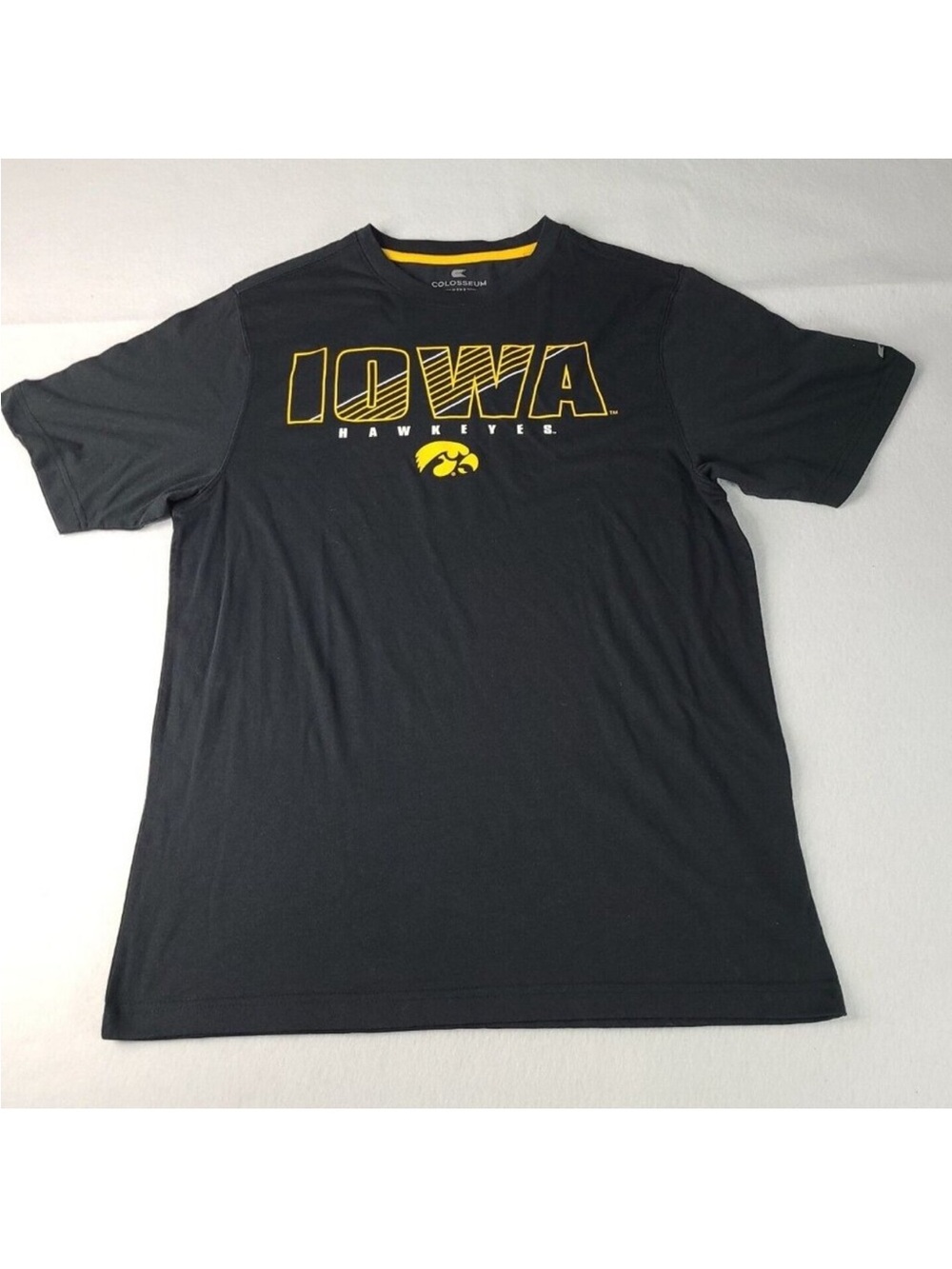 Men's Iowa Hawkeyes Black Graphic T-Shirt